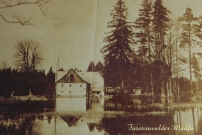 <p>Knížecí - Černý mlýn - 2 (čp. 37, Fürstenwaldský mlýn, fungoval do roku 1946, později vyhořel a již nebyl obnoven, dnes nestojí, mlýnský rybník má protrženou hráz)</p>