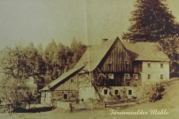 <p>Knížecí - Černý mlýn - 2 (čp. 37, Fürstenwaldský mlýn, fungoval do roku 1946, později vyhořel a již nebyl obnoven, dnes nestojí, mlýnský rybník má protrženou hráz)</p>
