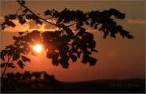 <p>Šluknovsko -  západ slunce na Knížecí</p>